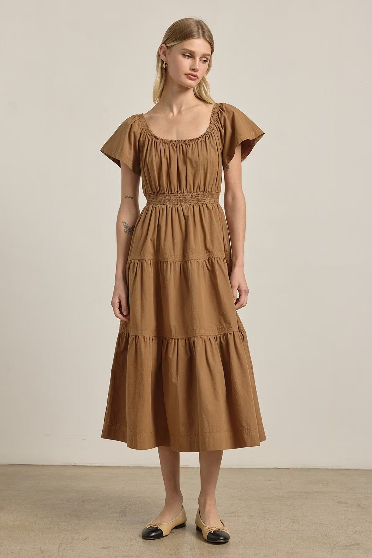 The Amber Tiered Dress — Comfortable Minimalist Everyday Wear