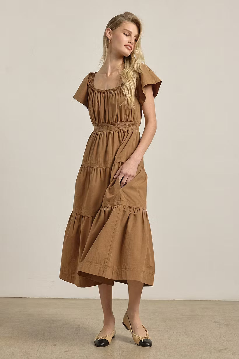 The Amber Tiered Dress — Comfortable Minimalist Everyday Wear